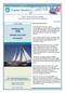 In this issue. Charter World Yachting Holidays - Australia's original yacht charter specialists. June Dear Charter World,