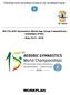 FÉDÉRATION INTERNATIONALE DE GYMNASTIQUE ID th FIG AER Gymnastics World Age Group Competitions GUIMARÃES (POR) May 25-27, 2018 WORKPLAN