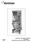 SPARE PART AND OPERATION MANUAL FOOD MIXER Models W30(A), W40(A), W40P, W60(A) and W60P. Form /2009