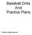 Baseball Drills And Practice Plans All Rights Reserved