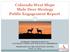 Colorado West Slope Mule Deer Strategy Public Engagement Report