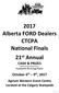 2017 Alberta FORD Dealers CTCPA National Finals 21 st Annual CASH & PRIZES