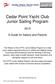 Cedar Point Yacht Club Junior Sailing Program