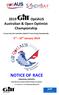 2019 OptiAUS Australian & Open Optimist Championship. Incorporating the Australian Optimist Teams Racing Championship NOTICE OF RACE