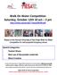Walk On Water Competition Saturday, October 12th 10 am 2 pm