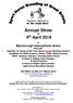 Annual Show On 6 th April 2019