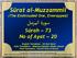 Sūrat al-muzzammil (The Enshrouded One, Enwrapped) المزمن