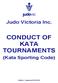 CONDUCT OF KATA TOURNAMENTS