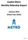 Capital Metro Monthly Ridership Report January 2018 (Fiscal Year 2018)