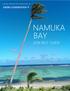 CUSTOM CREATED FOR NAMUKA BAY BY DAEIRA CONSERVATION NAMUKA BAY 2018 REEF GUIDE