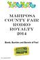 MARIPOSA COUNTY FAIR RODEO ROYALTY 2014