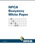 NPCA Buoyancy White Paper
