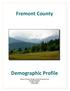 Fremont County Demographic Profile