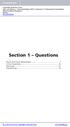 Section 1 Questions. Physics and Clinical Measurement... 3 Clinical Anaesthesia Physiology Pharmacology... 79