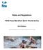 Rules and Regulations. FINA/Hosa Marathon Swim World Series