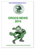 CROCS NEWS 2016 NOTHING GREAT IS ACHIEVED WITHOUT ENTHUSIASM