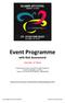 Event Programme. with Risk Assessment. Final Draft - 31 st March