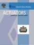 pneumatic rack and pinion actuators