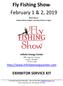 Fly Fishing Show February 1 & 2, 2019