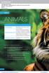 ANIMALS UNIT 1 ACTIVATE YOUR KNOWLEDGE LEARNING OBJECTIVES