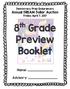 8 th Grade Preview Booklet