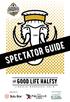 SPECTATOR GUIDE PRESENTED BY: EXPO SPONSOR: