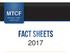 MTCF. Michigan Traffic Crash Facts FACT SHEETS