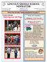 LINCOLN MIDDLE SCHOOL NEWSLETTER