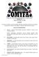 OAKLAND MACOMB YOUTH FOOTBALL ASSOCIATION 2018 RULES (Approved February 12, 2018) PURPOSE