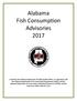 Alabama Fish Consumption Advisories 2017