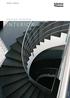 INTERIOR. Staircase Collection INTERIOR STAIRCASES 05/2016 I TR D