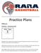 Practice Plans. Offense. Perfects Shooting Drill