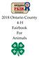 2018 Ontario County 4-H Fairbook For Animals
