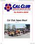 Cal Club News Blast August 2016