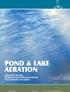 POND & LAKE AERATION. Lake Bed Aerator Shallow Pond Diffused Aerator Pond Bottom Circulator.   UAB STELSA