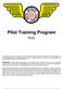 Pilot Training Program