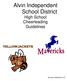 Alvin Independent School District High School Cheerleading Guidelines