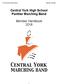 Member Handbook. Central York High School Panther Marching Band
