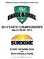 2014 STATE CHAMPIONSHIPS March 28-29, 2014