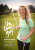 HOW TO GUIDE. How to make the most of She Loves Golf