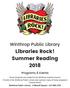 Winthrop Public Library. Libraries Rock! Programs & Events