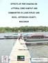 EFFECTS OF PIER SHADING ON LITTORAL ZONE HABITAT AND COMMUNITIES IN LAKES RIPLEY AND ROCK, JEFFERSON COUNTY, WISCONSIN