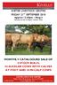 EXETER LIVESTOCK CENTRE FRIDAY 21 ST SEPTEMBER 2018 Approx 12.45pm Ring 2 Following the Sale of Pedigree Charolais Cattle