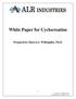White Paper for Cyclocreatine. Prepared by Darryn S. Willoughby, Ph.D.