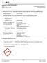 SAFETY DATA SHEET Version 1.9 MSDS Number Revision Date Print Date