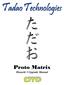 Proto Matrix Musashi 3 Upgrade Manual