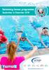Swimming lesson programme