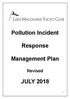 Pollution Incident. Response. Management Plan