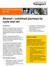 Bikerail - combined journeys by cycle and rail