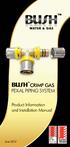 CRIMP gas Pex-AL PIPING System
